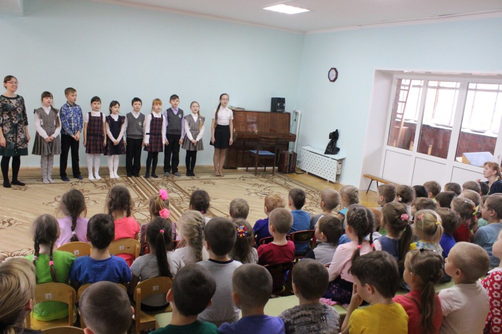 Воскресная школа посетила дошкольное учреждение