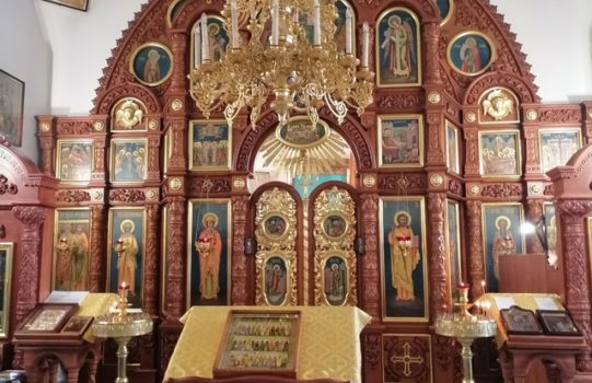 Субботняя Литургия прошла сегодня в нашем храме.