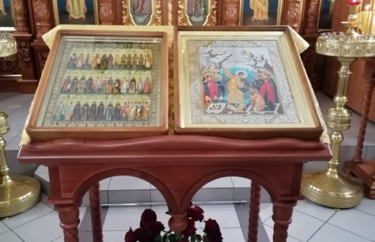 Воскресная Литургия прошла сегодня в нашем храме.