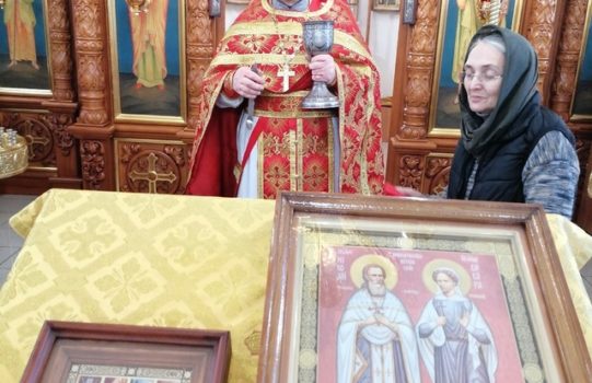 Первая Литургия в новом году прошла сегодня в нашем храме